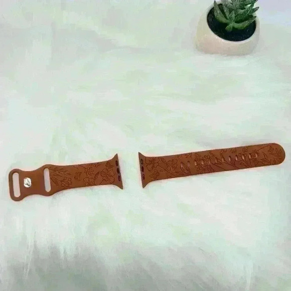 Accessories - Floral  Fall Design Apple Watch Bands  42mm 44mm 45mm 49mm Brown